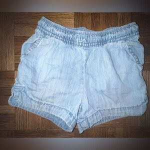 Jumping Beans Light Blue High Waist Girls Shorts